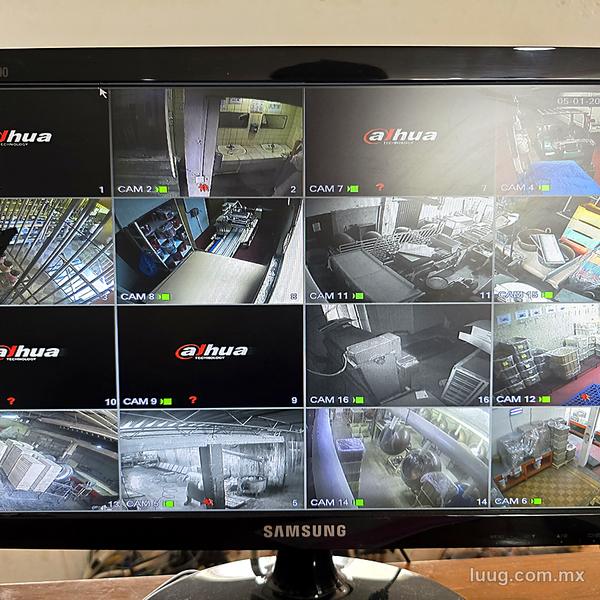 Monitor con varios canales sin video